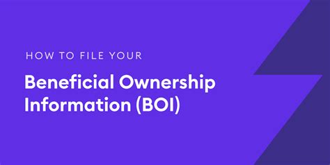 How To File Your Beneficial Ownership Information Boi Report Pilot Blog