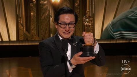 Film Devotion On Twitter Ke Huy Quan Ends His Oscars Acceptance