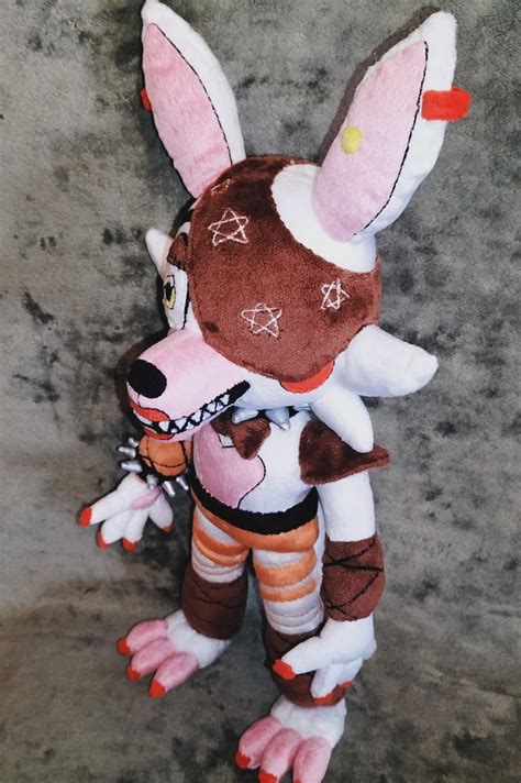 Glamrock Mangle Foxy Animatronic FNAF 157 40 Cm Plush Toy Etsy UK