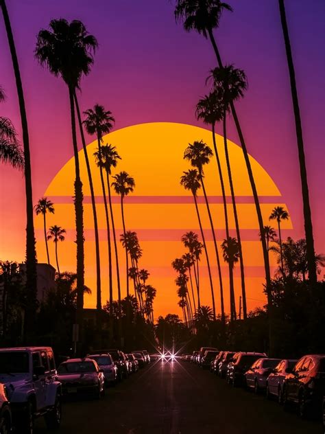 Retro Sunset Art Print by Ritvik Takkar - Fy