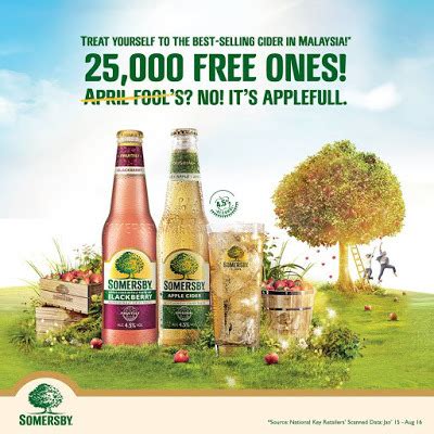 FREE Somersby Apple Cider Alcoholic Beverage, Origami Event & RM5 Discount Vouchers Until 30 ...