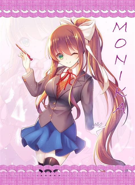 Monika Doki Doki Literature Club Image By Zob 2233504 Zerochan