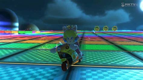 Wii U Mario Kart Snes Regenbogen Boulevard Youtube