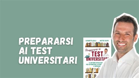 Come Prepararsi Ai Test Universitari YouTube