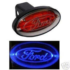 FORD BLUE OVAL LIGHT UP HITCH COVER CR 017F BULLY EBay