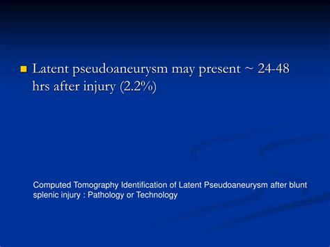 Ppt Jhsgr Management Of Blunt Splenic Injuries Powerpoint