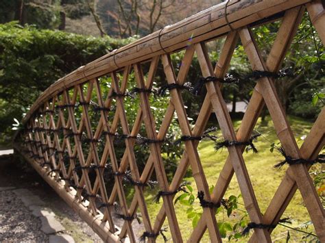 Japanese Bamboo Fences Japanese Garden Fencing Lattice Fence Creating Japanese Gardens