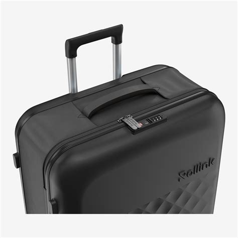 Rollink Vega Valise Roulettes L Pliable Noir Lufthansa Worldshop