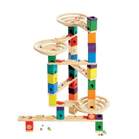 Hape Quadrilla Wooden Marble Run Construction System Vertigo Ebay