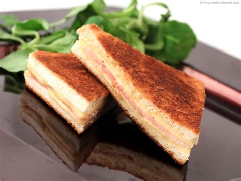 Croque monsieur Recette de cuisine illustrée Meilleur du Chef