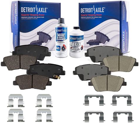 Authentic Merchandise Front Rear Ceramic Brake Pads Kit For Hyundai