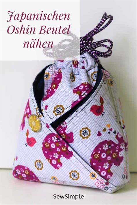 Japanischen Oshin Beutel N Hen Raffinierte Anleitung Sewing Projects