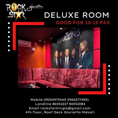 Maroon 5 Deluxe Room Rockstar Ktv