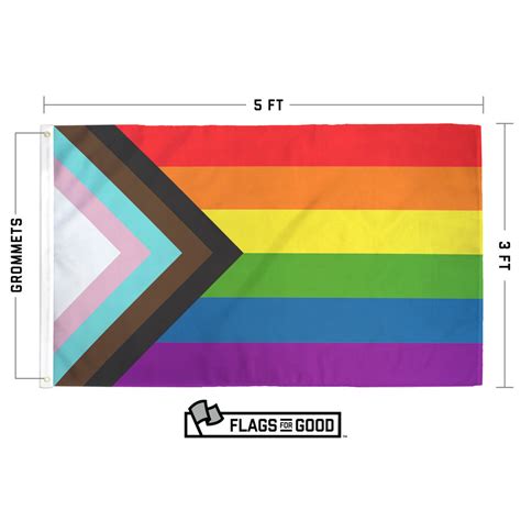 Limited Edition Daniel Quasar Signed Progress Pride Flag By Flags For