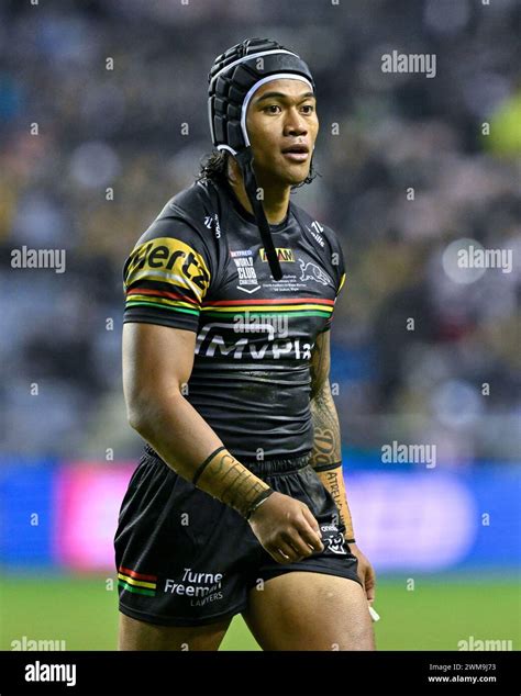 Brian Too Of Penrith Panthers During The 2024 World Club Challenge