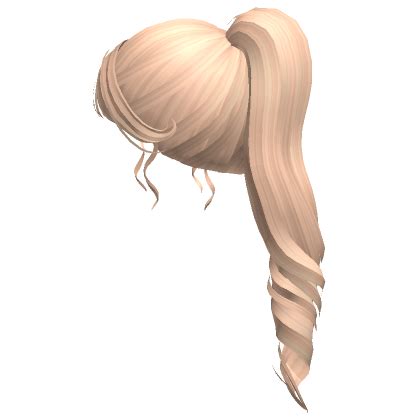 Curly Blonde Ponytail Roblox Item Rolimon S