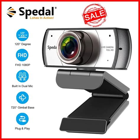 Spedal C920Pro 120 Wide Angle Webcam 1080P Full Hd With Microphone USB