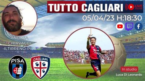 Live Tc Tuttocagliari Live Ospite Andrea Chiavacci Per Presentare