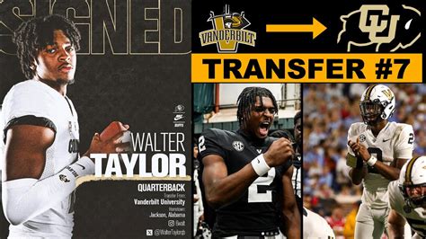 😎walter Taylor Cu Buffs Transfer 7😎 Youtube