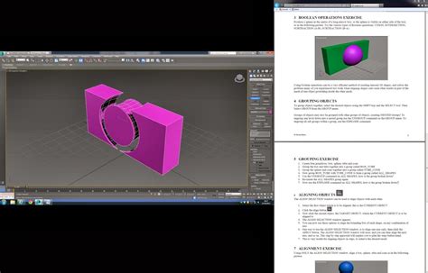 Boolean 3ds Max Beampsado