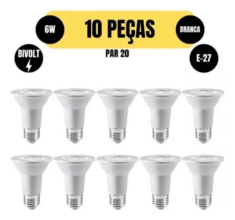 Kit De L Mparas Led Par W E K Ip Bivolt Ourolux