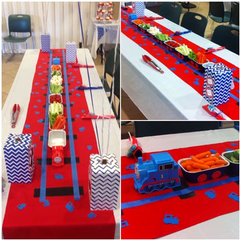 Themed Table 2 Vegetable Train With Train Track Runner Jennys