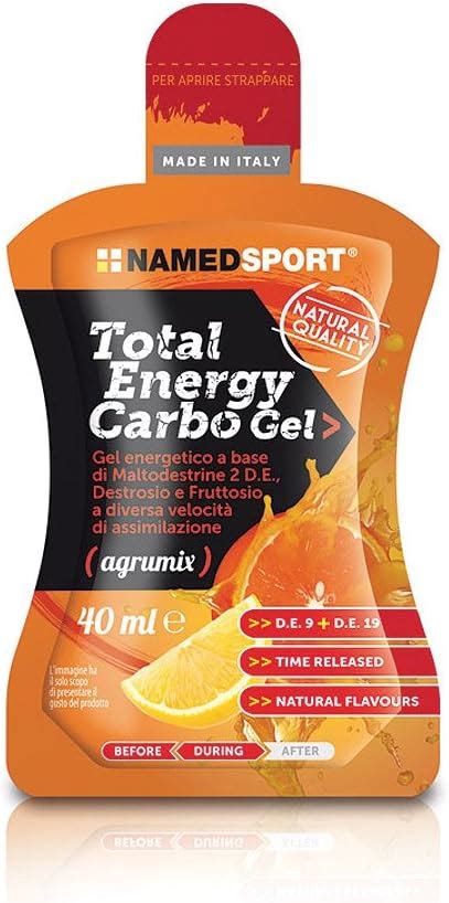 Total Energy Carbo Gel Box Da Gel Da Ml Gusto Agrumix Amazon It