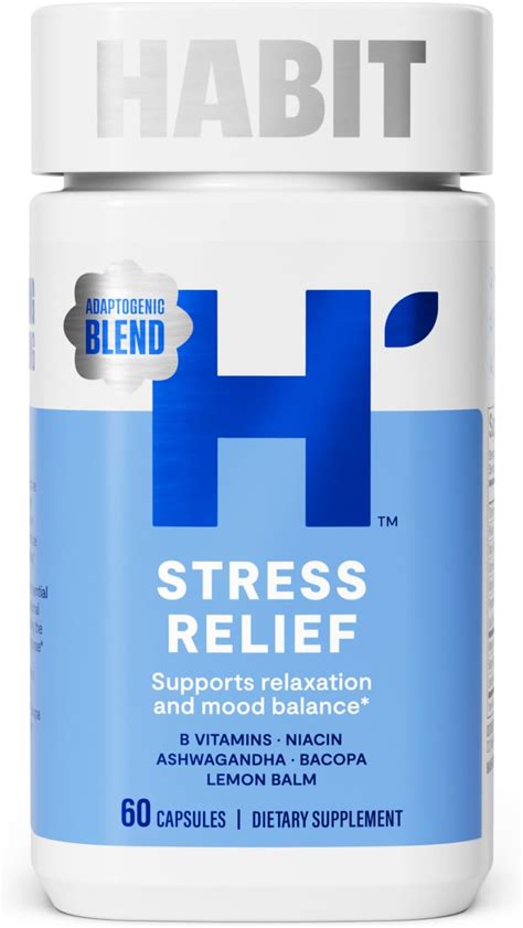 Habit Stress Relief Supplement 60 Capsules New Look