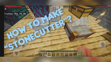 How To Make Stonecutter In Minecraft Survival Android Youtube