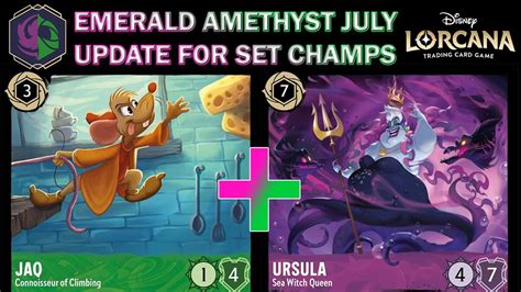 EMERALD AMETHYST DECK PROFILE AGGRO TEMPO UPDATE JULY SET