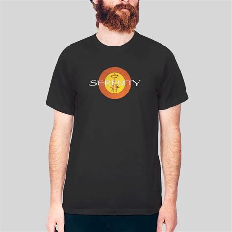 Vintage Japanese Symbol Firefly Serenity T Shirt Hotter Tees