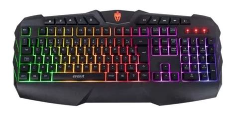 Teclado Semi Mecanico Gamer Usb Pc Computador Abnt2 Luminoso