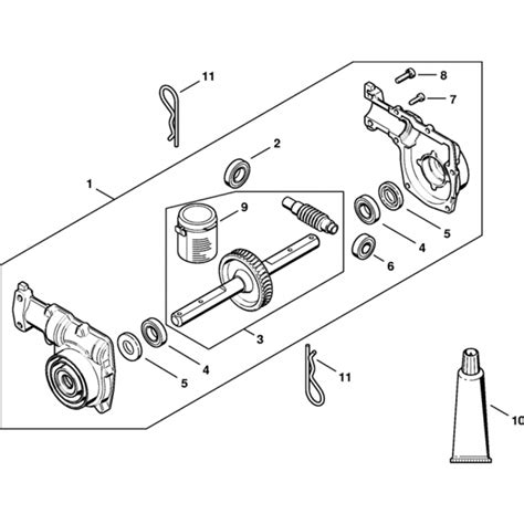 Gear Head Assembly For Stihl Mm Multisystem L S Engineers