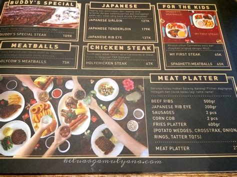 Steak hotel by Holycow menu (5) | Parenting and Lifestyle Blog