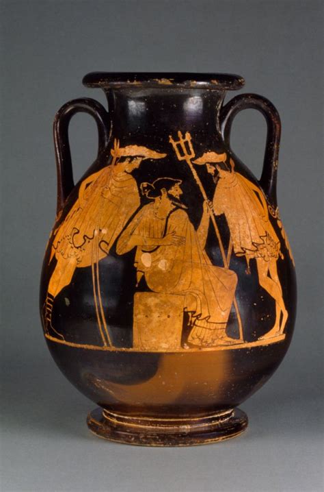 Attic Red Figure Pelike From Greek Attic Artist