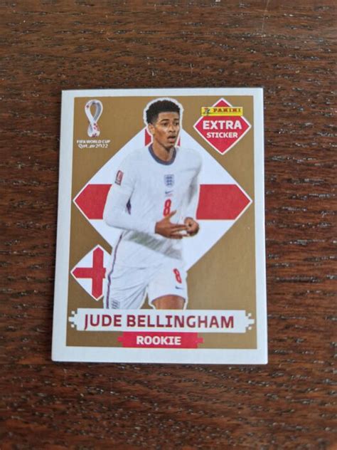 Panini Wc Qatar Jude Bellingham Extra Sticker Gold Catawiki