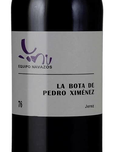 Equipo Navazos La Bota 76 de Pedro Ximénez Vivino US