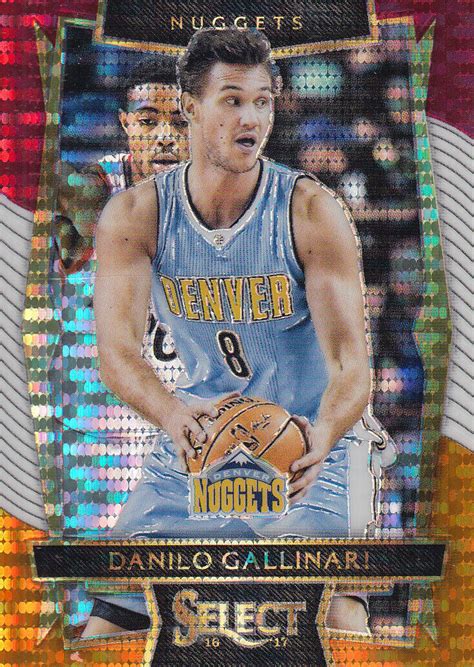 2016 17 Select Prizms Tri Color Nuggets Basketball Card 92 Danilo