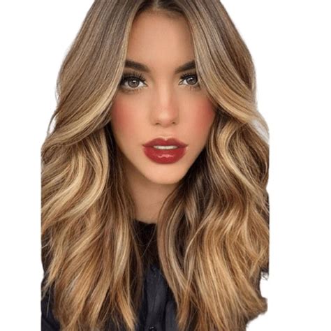 Virgin Human Hair Topper Double Drawn Body Wave Balayage Golden Brown