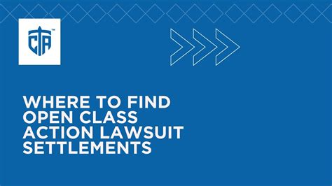 Where To Find Open Class Action Lawsuit Settlements YouTube