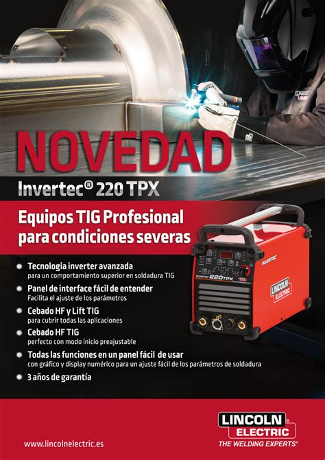 SOLDADORA INVERTEC 220 TPX LINCOLN ELECTRIC