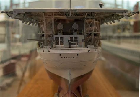 Model, Aircraft Carrier, USS Langley | National Air and Space Museum