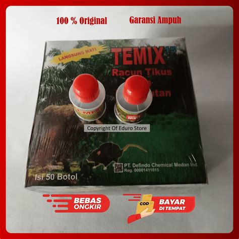 Jual TEMIK RACUN TIKUS TEMIX RACUN TIKUS DAN BABI HUTAN PAKET 50