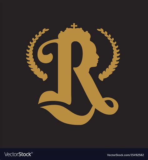 Royal crown logo Royalty Free Vector Image - VectorStock