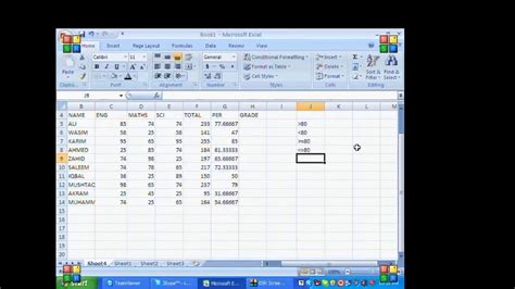 How To Make Mark Sheet In Excel YouTube