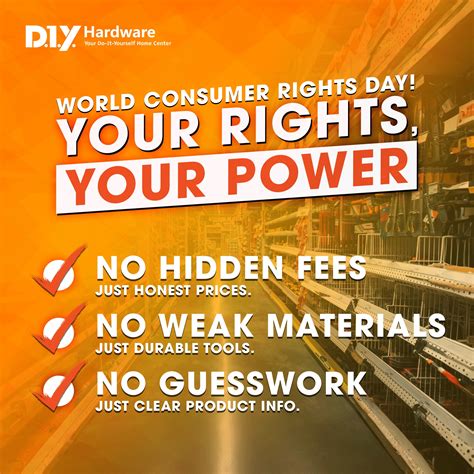 DIY Hardware - Empowering Consumers: Your Rights, Your Power! 💪🛠️ No