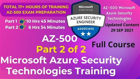 Exam Az Course Microsoft Azure Security Technologies