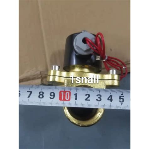 Two Way Brass Electric Solenoid Valve Normally Closed 220v14 38 12 34 1 For Water Air Fuels