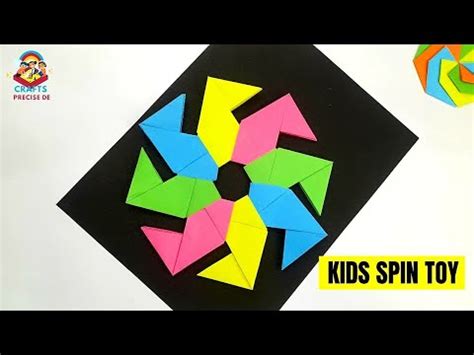 DIY fliegendes Spielzeug aus Origami Papier Einfaches Basteln für