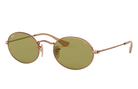 Oval Washed Evolve Sunglasses In Copper And Green Photochromic Rb3547n Ray Ban® Us